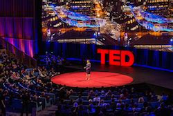 Speaking at TED.